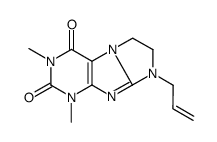 8-Allyl-7,8-dihydro-1,3-dimethyl-1H-imidazo[2,1-f]purine-2,4(3H,6H)-dione structure