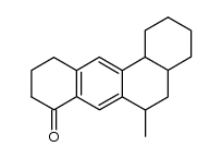 6-Methyl-8-oxo-1,2,3,4,4a,5,6,7,8,9,10,11,12b-dodecahydrotetraphen Structure