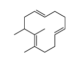 1,2,3-trimethylcyclododeca-1,5,9-triene结构式