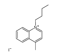 1-n-butyl-4-methylquinolinium iodide结构式