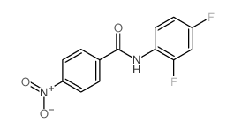 N-(2,4-Difluorophenyl)-4-nitrobenzamide Structure