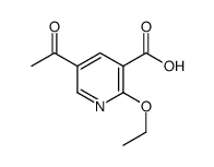 3-Pyridinecarboxylicacid,5-acetyl-2-ethoxy-(9CI)结构式