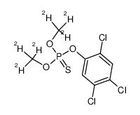 Fenchlorphos-D6 Structure