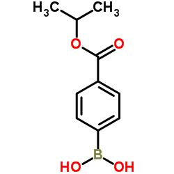 4-(异丙氧基羰基)苯硼酸结构式