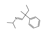 N-isopropyl-2-methyl-2-phenylbutan-1-imine Structure