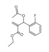 ethyl 2-(acetoxy(2-fluorophenyl)methyl)acrylate结构式