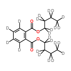 Bis[(2H9)butyl] 1,2-(2H4)benzenedicarboxylate Structure