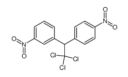 1,1,1-trichloro-2-(3-nitro-phenyl)-2-(4-nitro-phenyl)-ethane结构式