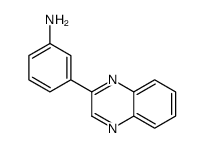 3-quinoxalin-2-ylaniline结构式