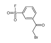 3-(2-bromoacetyl)benzenesulfonyl fluoride Structure