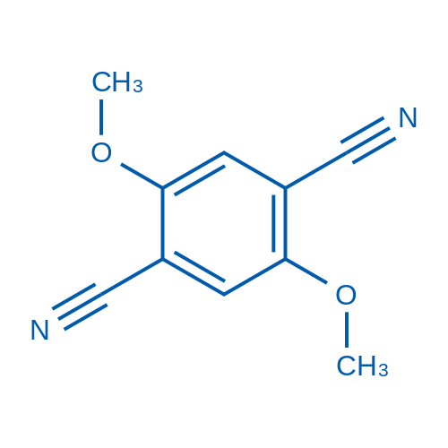 2,5-Dimethoxyterephthalonitrile Structure