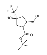 (2S,4S)-Tert-Butyl 4-Hydroxy-2-(Hydroxymethyl)-4-(Trifluoromethyl)Pyrrolidine-1-Carboxylate Structure