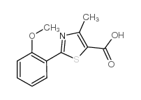 2-(2-methoxyphenyl)-4-methyl-1,3-thiazole-5-carboxylic acid Structure