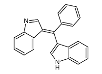 3-[1H-indol-3-yl(phenyl)methylidene]indole Structure