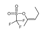 pent-2-en-2-yl trifluoromethanesulfonate结构式