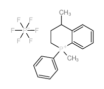 1,4-dimethyl-1-phenyl-3,4-dihydro-2H-phosphinolin-1-ium,hexafluorophosphate结构式