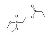 2-dimethoxyphosphorylethyl propanoate Structure