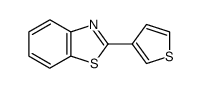 Benzothiazole, 2-(3-thienyl)- (9CI) structure