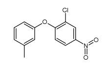 2-chloro-4-nitro-1-(m-tolyloxy)benzene Structure