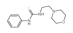 1-(2-morpholin-4-ylethyl)-3-phenyl-thiourea Structure