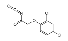 2-(2,4-dichlorophenoxy)acetyl isocyanate Structure