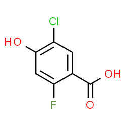 5-chloro-2-fluoro-4-hydroxybenzoic acid Structure