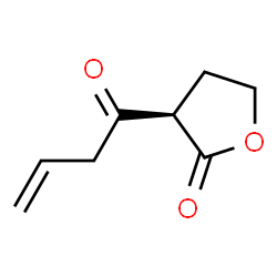 2(3H)-Furanone, dihydro-3-(1-oxo-3-butenyl)-, (3R)- (9CI) structure