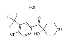 4-(3-trifluoromethyl-4-chlorobenzoyl)-4-hydroxypiperidine hydrochloride Structure