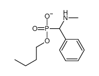 butoxy-[methylamino(phenyl)methyl]phosphinate结构式