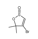 4-bromo-5,5-dimethyl-1,2-oxathiol-3-en-2-oxide Structure