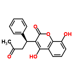 (S)-8-Hydroxy Warfarin structure