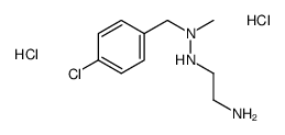 (2-azaniumylethylamino)-[(4-chlorophenyl)methyl]-methylazanium,dichloride结构式