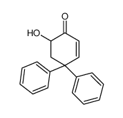 6-hydroxy-4,4-diphenylcyclohex-2-en-1-one Structure