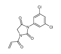 3-(3,5-dichlorophenyl)-1-prop-2-enoylimidazolidine-2,4-dione Structure