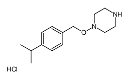 1-(4-异丙基苯基)-甲氧基哌嗪盐酸盐结构式