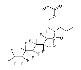 2-[butyl[(pentadecafluoroheptyl)sulphonyl]amino]ethyl acrylate结构式