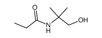 2-methyl-2-propionylamino-propan-1-ol结构式