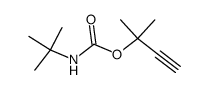 Carbamic acid, (1,1-dimethylethyl)-, 1,1-dimethyl-2-propynyl ester (9CI) Structure