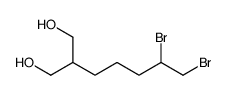 2-(4,5-dibromopentyl)propane-1,3-diol Structure