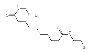 Decanediamide,N1,N10-bis(2-bromoethyl)-结构式