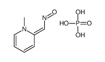 dihydrogen phosphate,[(E)-(1-methylpyridin-2-ylidene)methyl]-oxoazanium Structure