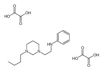 N-[2-(3-butyl-1,3-diazinan-1-yl)ethyl]aniline,oxalic acid Structure