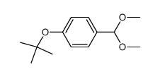 1-(tert-butoxy)-4-(dimethoxymethyl)benzene结构式