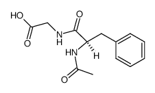 Ac-(R)-Phe-Gly-OH结构式