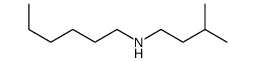 N-(3-methylbutyl)hexan-1-amine Structure