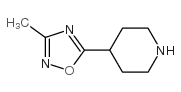 4-(3-METHYL-1,2,4-OXADIAZOL-5-YL)PIPERIDINE Structure