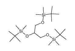 1,2,3-tri-O-tert-butyldimethylsilylglycerol Structure