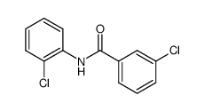 3-chloro-N-(2-chlorophenyl)benzamide Structure