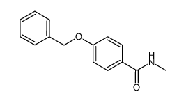 4-(benzyloxy)-N-methylbenzamide Structure