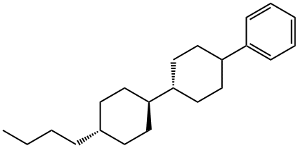 Benzene, [(trans,trans)-4'-butyl[1,1'-bicyclohexyl]-4-yl]- structure